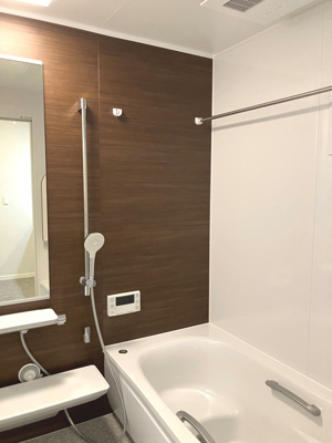 【浴室】 | 緑ケ丘戸建 | お風呂で日々の疲れを落としましょう