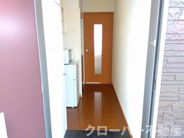 レオパレスボア　ソルテの玄関