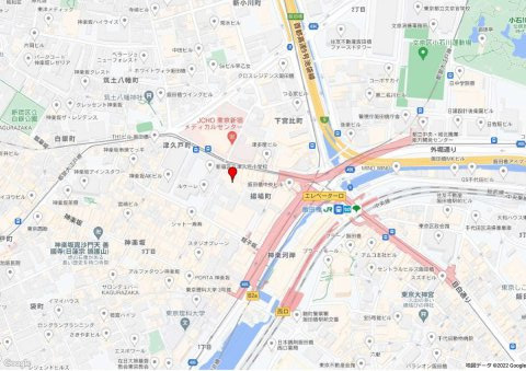 新陽ビル（飯田橋）の地図