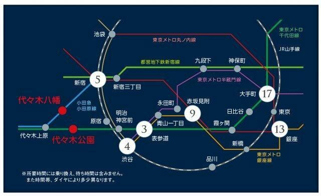 プラウドフラット代々木八幡の地図| 
