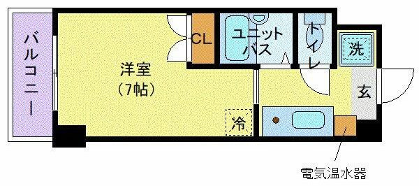 ブラントゥール恵比寿の間取り