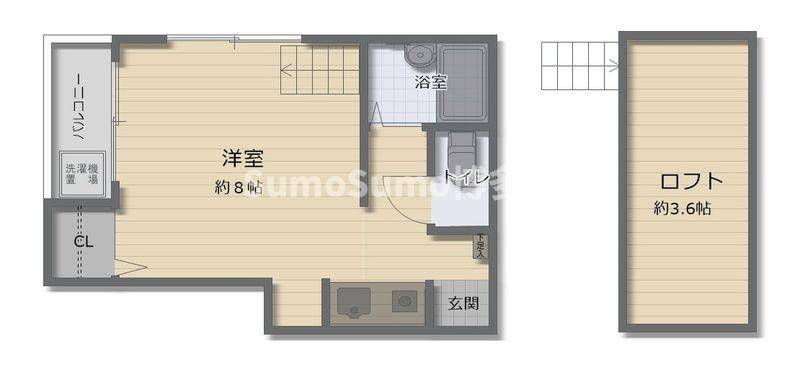 プランドール天神の間取り