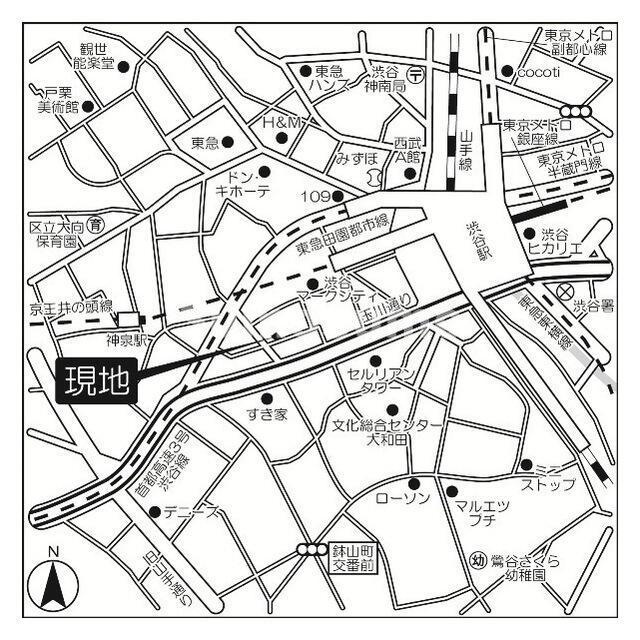 プロスペクト渋谷道玄坂の地図