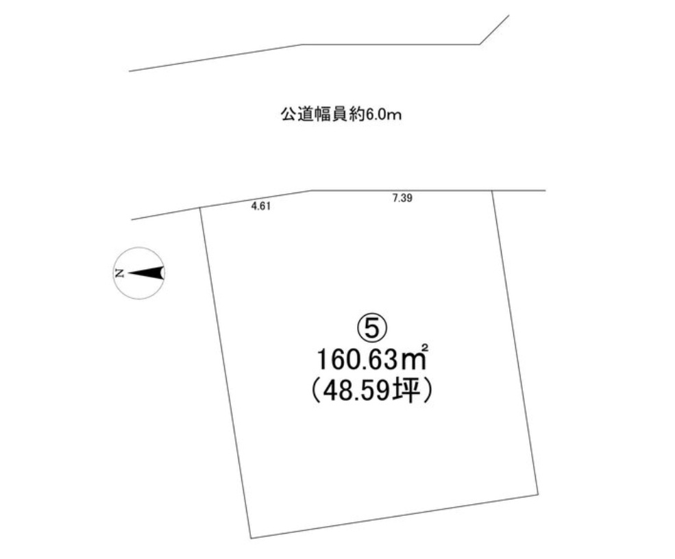 半田市乙川源内林町３丁目　売り土地【5号地】