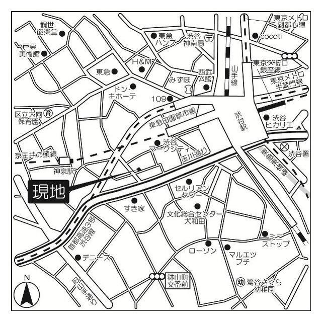 プロスペクト渋谷道玄坂の地図| 