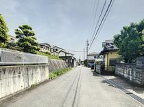 半田市桐ケ丘5丁目　売り土地の前面道路含む現地写真|前面道路含む現地写真です