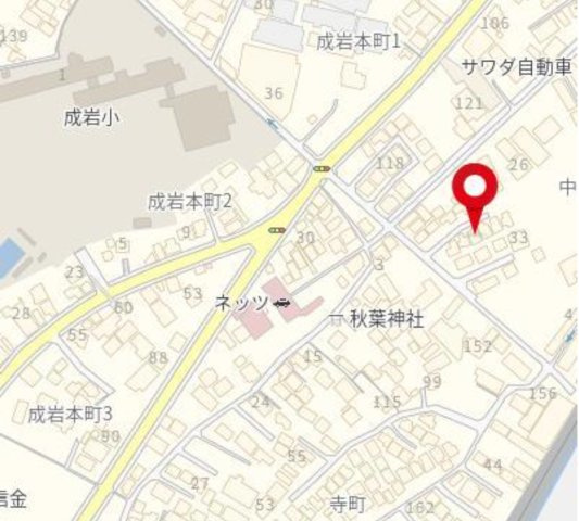 半田市中島町　中古戸建の地図