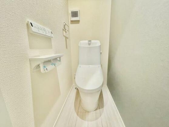 知多郡武豊町字梨子ノ木２丁目　新築戸建のトイレ|シンプルで使いやすいトイレです