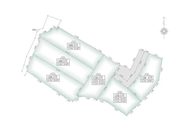 半田市春日町１丁目　売り土地【E号地】の区画図