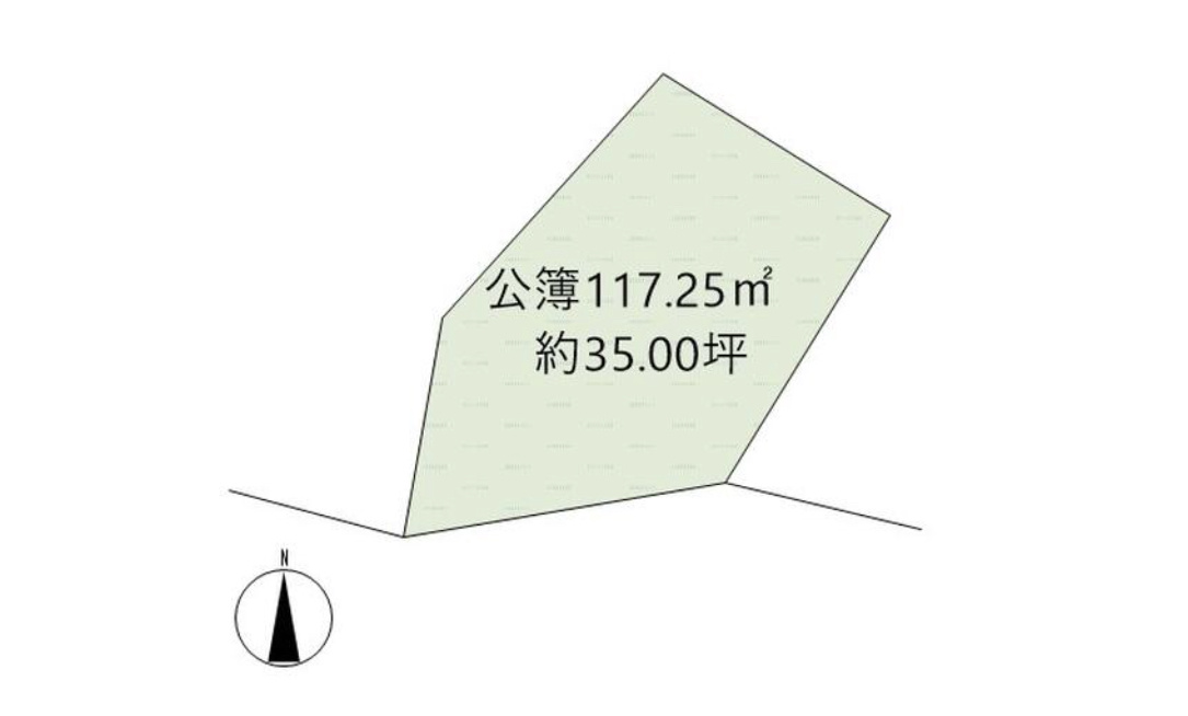 半田市有楽町１丁目　売り土地の土地図