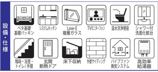 【構造・工法・仕様】 | 【仲介手数料無料！！】府中市小柳町5丁目　新築戸建て（全1棟）1号棟　4990万円