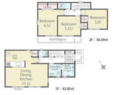 千葉市若葉区若松台二丁目　新築分譲住宅１号棟の画像