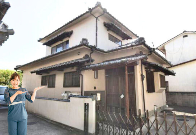 東長戸1丁目の中古のおうち　松山市東長戸1丁目中古戸建の外観|外はこのようになっています