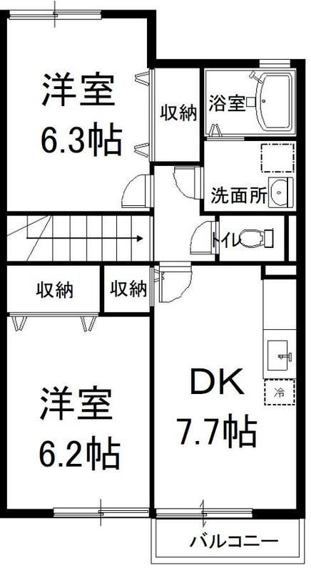 メゾンドパリセーズ の間取り