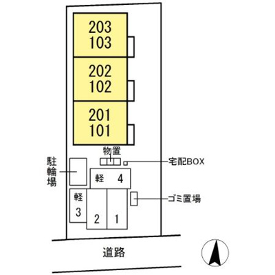【区画図】 | ボヌールM