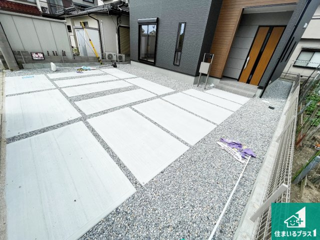 長浜市平方町　第8期　新築一戸建ての駐車場|駐車スペース！散水栓があるので、こまめに愛車を洗えます！