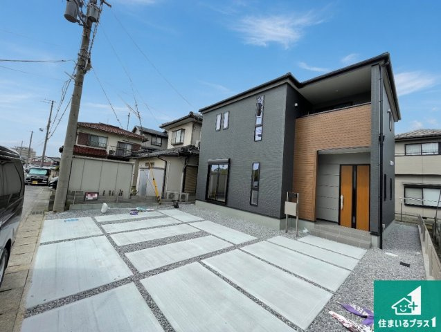 長浜市平方町　第8期　新築一戸建ての外観|安心の10年保証！外観を美しく保ち、雨水で汚れを落とします！気になることがありましたら、お気軽にお問い合わせください！