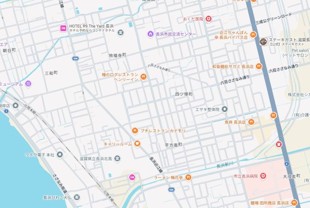 長浜市平方町　第8期　新築一戸建ての地図