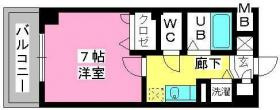 ヨーキハイム大濠の間取り