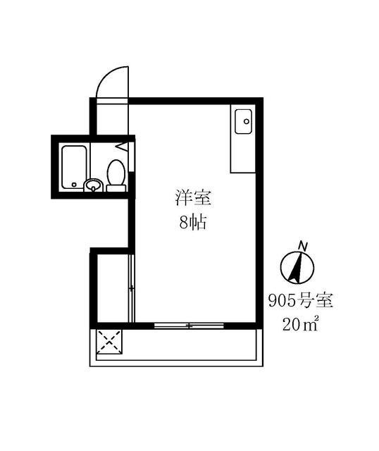 マンションメナハウスの間取り