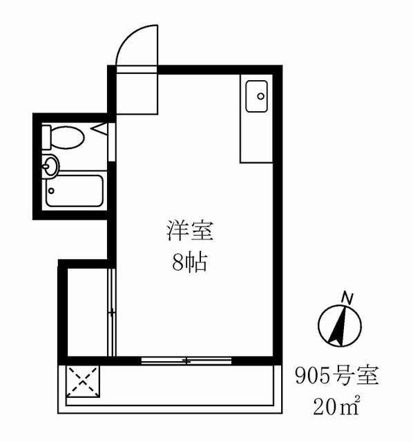 マンションメナハウスの間取り