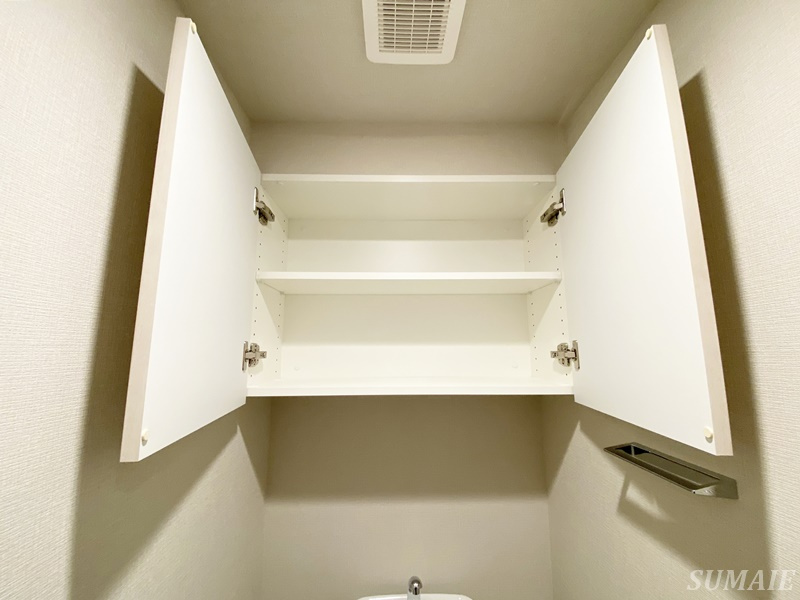 テラス駒込サウスの収納|トイレ上収納です☆
