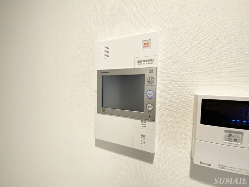 テラス駒込サウスのセキュリティ|モニター付きインターホンです☆