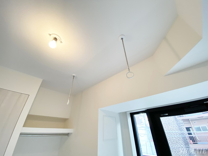 テラス駒込サウスの設備|室内物干しスペースです☆