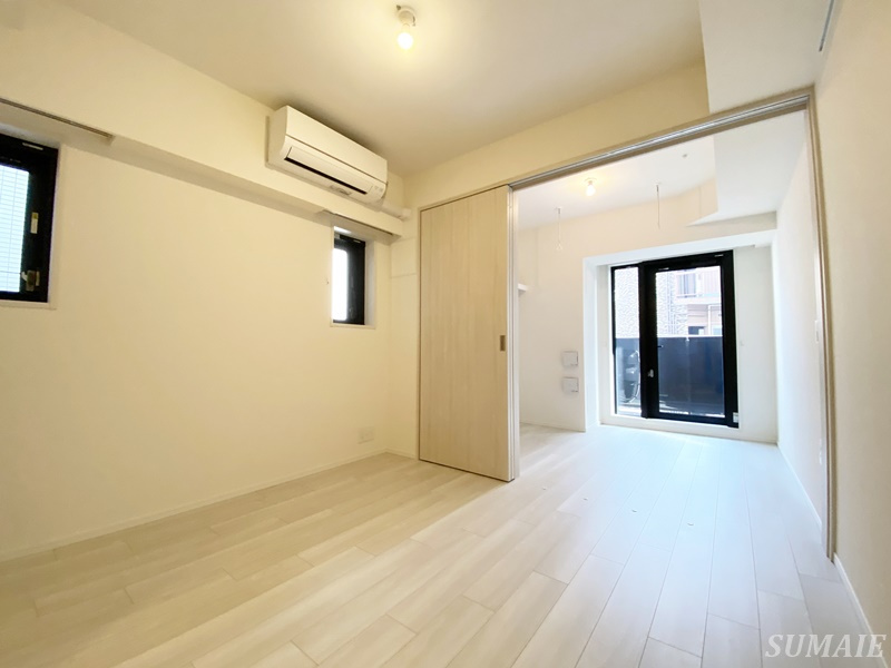 テラス駒込サウスの居間・リビング|6.9帖のリビングです☆