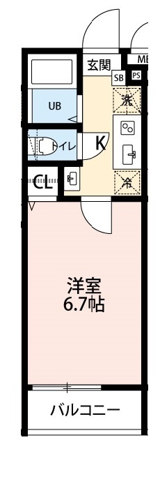 リヴィエールポルテⅢの間取り