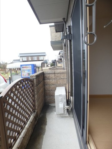 カントリーヒルズ東岐波のバルコニー