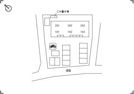 カントリーヒルズ東岐波の区画図