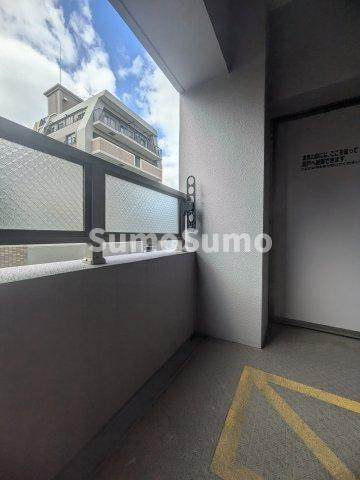 ラフィーネ博多駅前の展望|落ち着いた時間を過ごせるバルコニーです