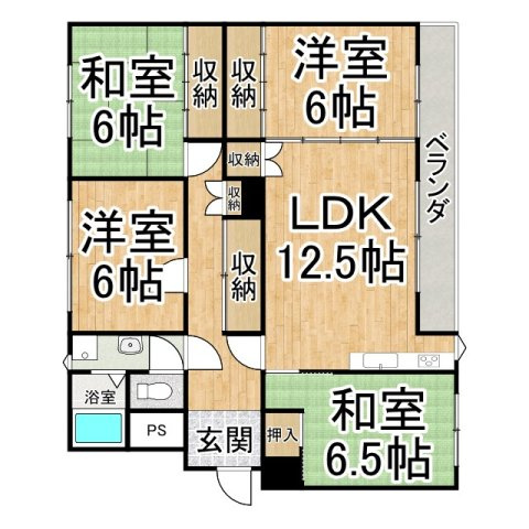メゾン浦見の間取り