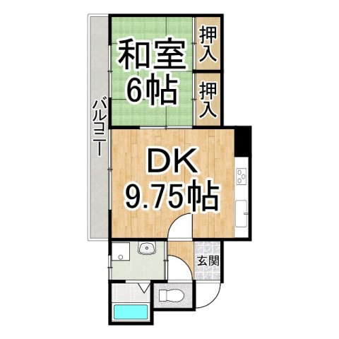 メゾン浦見の間取り
