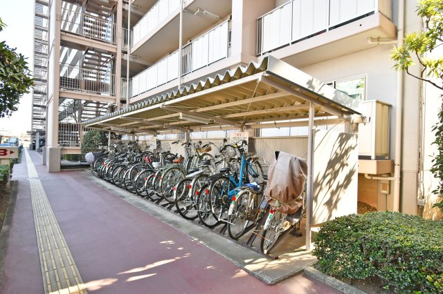 ソフィア上尾B棟の駐輪場