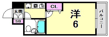 エスリード西宮の間取り