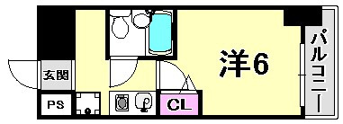 エスリード西宮の間取り
