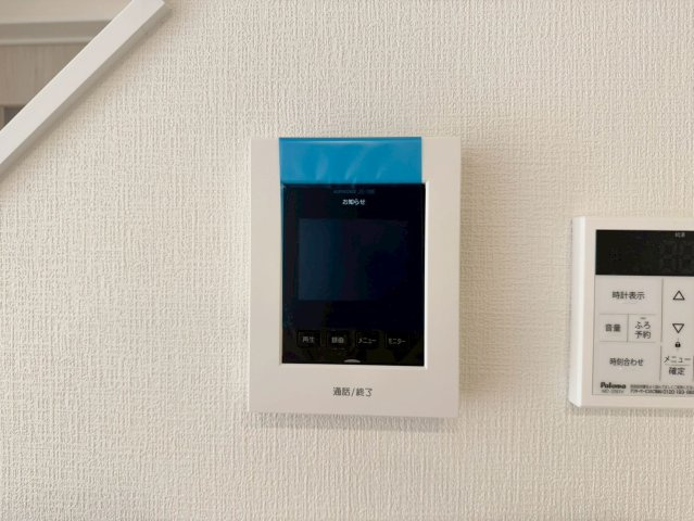 ーAdoble＋アドブルー小倉北区皿山町2期　【小倉北区　新築戸建て】の防犯設備|お子様のお留守番にも安心なＴＶモニター付インターフォン【小倉北区　新築戸建て】