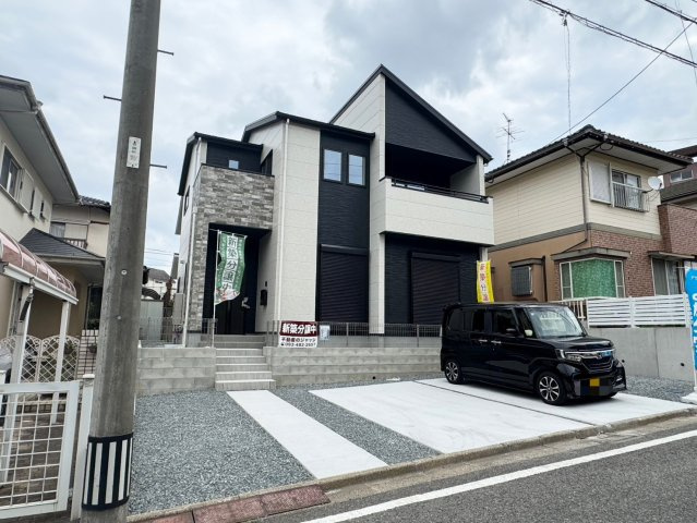 ーAdoble＋アドブルー小倉北区皿山町2期　【小倉北区　新築戸建て】の外観|スタイリッシュな外観です♪【小倉北区　新築戸建て】