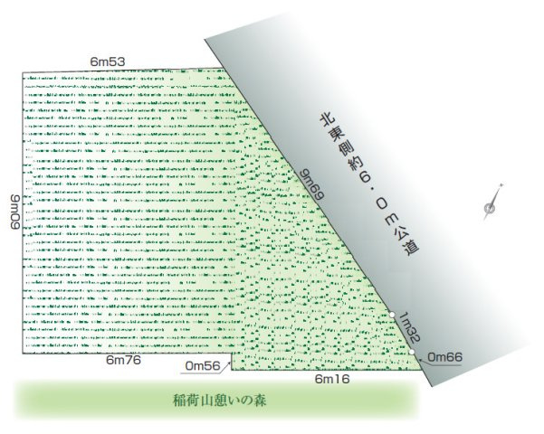 練馬区土支田4丁目　憩いの公園隣接　省エネ住宅　限定1棟の区画図