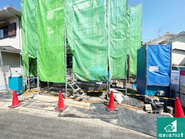亀岡市下矢田町　第1期　新築一戸建ての外観|現在建築中！落ち着いた街並みで新生活を始めることが出来そう！周辺の物件も併せてご紹介させて頂きます！