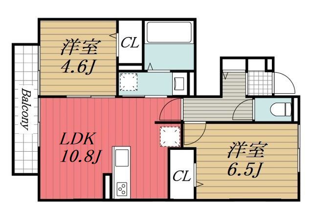 【間取り】 | フォレストウッド　A