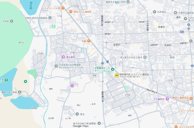 亀岡市下矢田町　第1期　新築一戸建ての地図