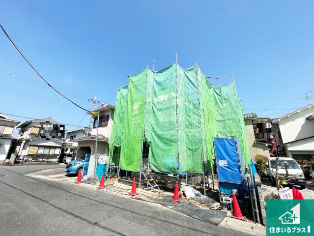 亀岡市下矢田町　第1期　新築一戸建ての外観|現在の進捗状況です！順調に作業進行中、完成が待ち遠しいです！詳細の間取り等、お気軽にお問い合わせください！
