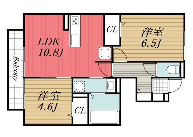 【間取り】 | フォレストウッド　A