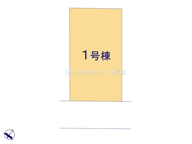 北本市東間５丁目3期　新築戸建　ブルーミング01の区画図