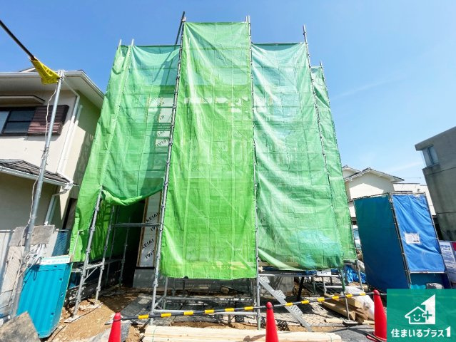 亀岡市下矢田町　第1期　新築一戸建ての外観|現在建築中！落ち着いた街並みで新生活を始めることが出来そう！周辺の物件も併せてご紹介させて頂きます！