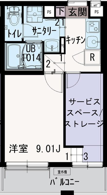 IXO上木崎の間取り