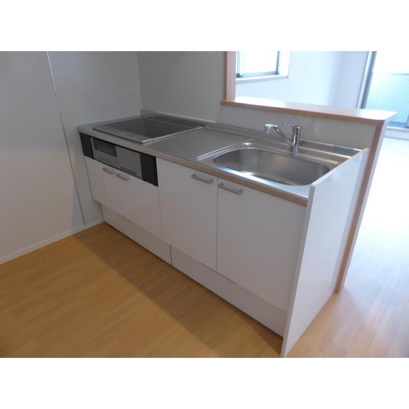 町田市三輪町のアパートのキッチン